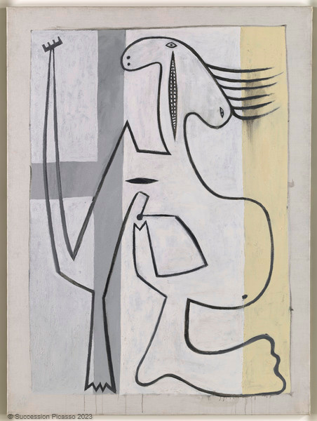 Nu sur fond blanc, Pablo Picasso, 1927
