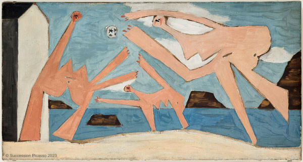 Baigneuses jouant au ballon, Pablo Picasso, 1928
