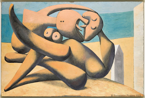 Figures au bord de la mer_0