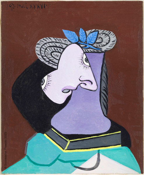 Le Chapeau de paille au feuillage bleu_0