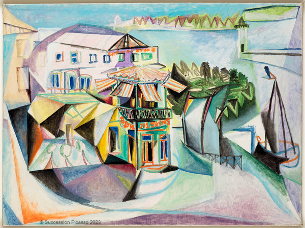 Café à Royan, Pablo Picasso, 1940