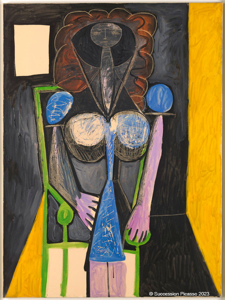 Femme dans un fauteuil, Pablo Picasso, 1946