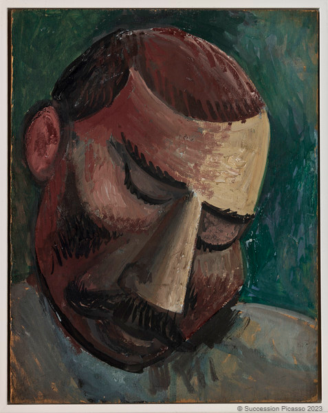 Tête d'homme, Pablo Picasso, automne 1908