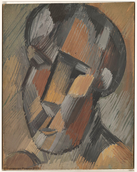 Tête d'homme, Pablo Picasso, printemps 1909