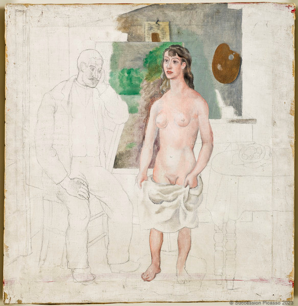 Le Peintre et son modèle, Pablo Picasso, été 1914