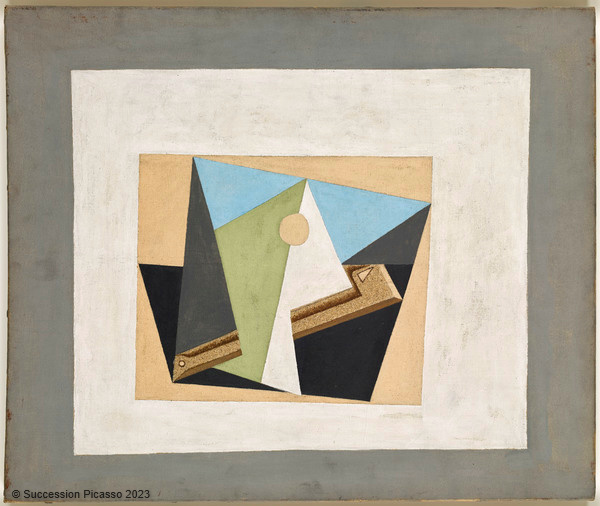 Verre et pipe — Pablo Picasso