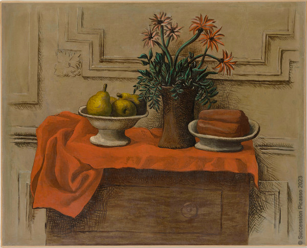 Nature morte sur la commode, Pablo Picasso, 1919