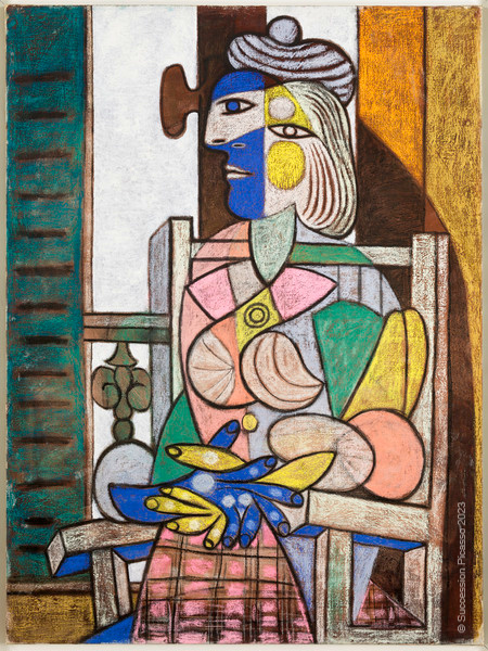 Femme assise devant la fenêtre, Pablo Picasso, 1937