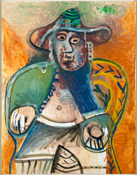 Vieil homme assis, Pablo Picasso, 1970-1971