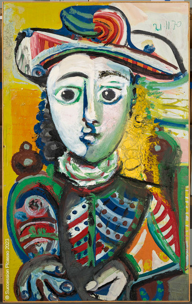 Jeune fille assise, Pablo Picasso, 1970