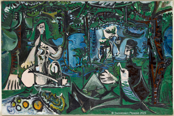Le Déjeuner sur l'herbe d'après Manet, Pablo Picasso, 1960-1960
