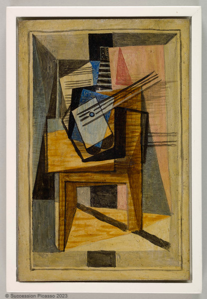 Instruments de musique sur une table, Pablo Picasso, 1922