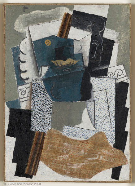 Homme à la moustache, Pablo Picasso, printemps 1914