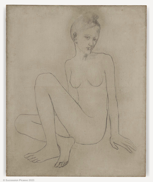 Nu aux jambes croisées, Pablo Picasso, 1905