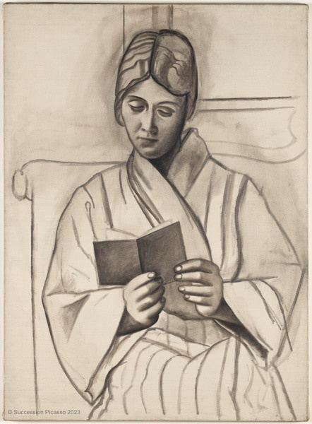 Olga lisant, Pablo Picasso, automne 1920