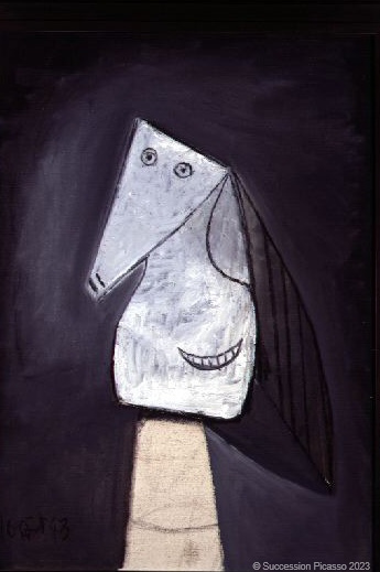 Tête de femme souriante, Pablo Picasso, 1943