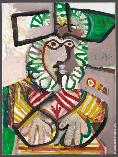 Buste d'homme au chapeau, Pablo Picasso, 1970-1970