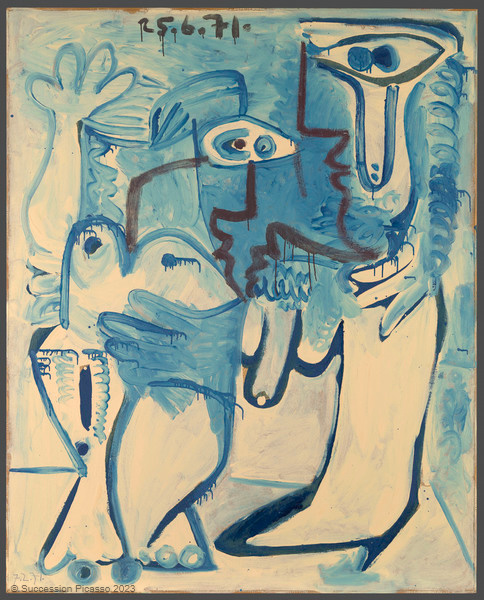 Couple, Pablo Picasso, 1970-1971