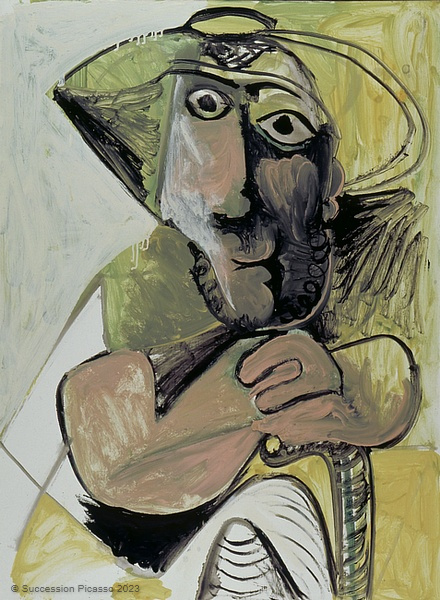 Homme assis à la canne_1