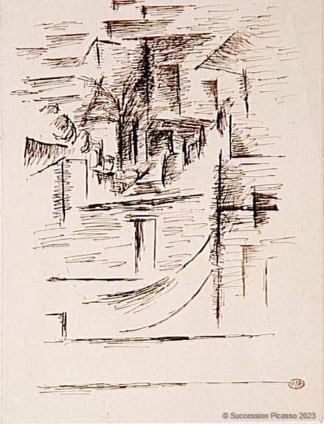 Maisons et palmier_0