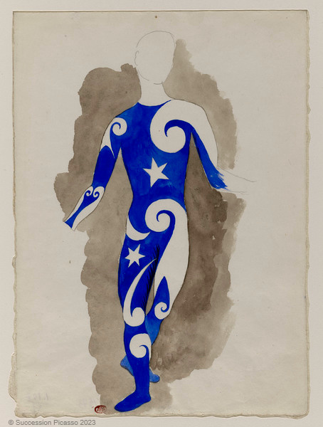 Projet pour un costume d'acrobate du ballet Parade_0