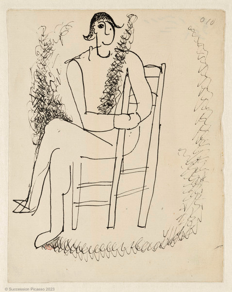 Arlequin sur une chaise_0