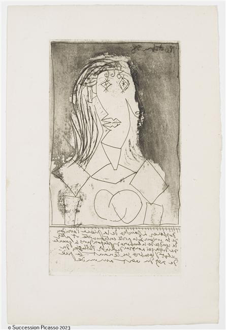 Buste de femme à la chaise_0