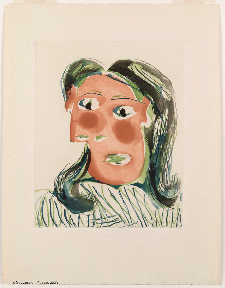 Tête de femme n°6. Portrait de Dora Maar_0