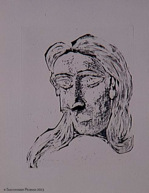 Tête de femme n°3. Portrait de Dora Maar_0