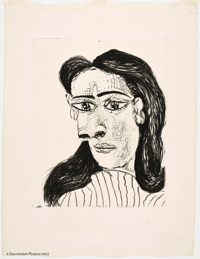 Tête de femme n°3. Portrait de Dora Maar_0
