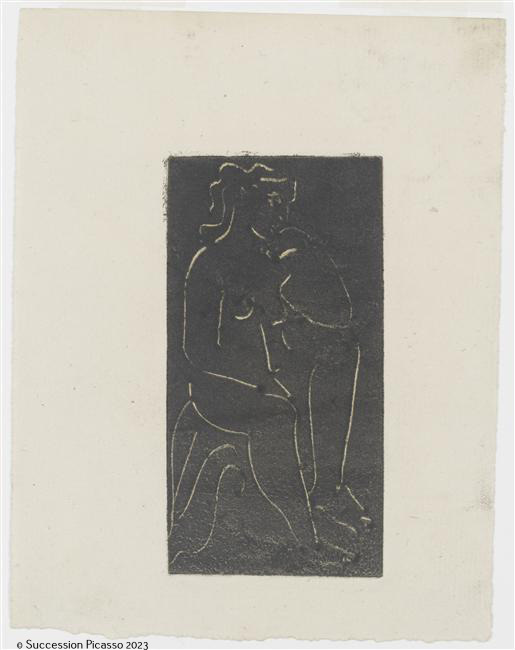 Femme nue assise_0