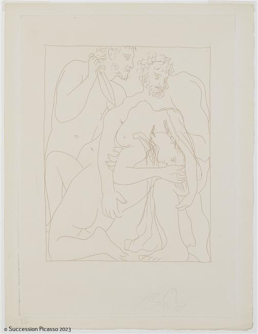 Polyxène, Fille de Priam est égorgée sur la tombe d'Achille_0