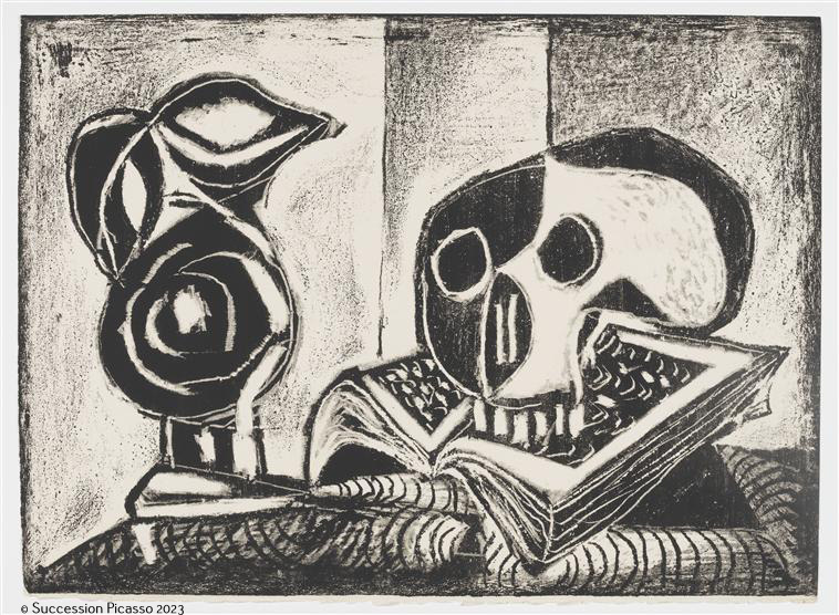 Le Pichet noir et la tête de mort_0