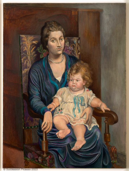 Portrait de Madame Rosenberg et sa fille, Pablo Picasso, 1918