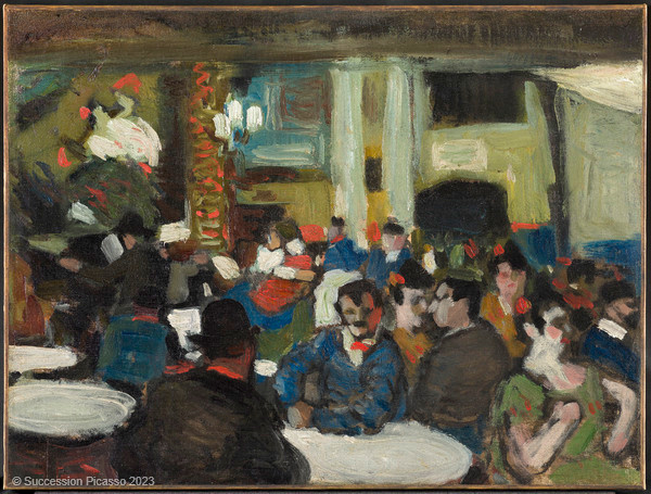 Café-concert du Paralelo, Pablo Picasso, 1900-1901