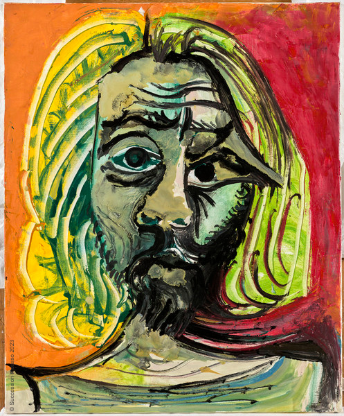 Tête d'homme, Pablo Picasso, 1971