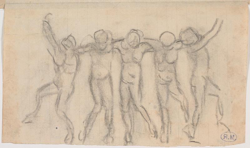 Cinq femmes nues dansant (recto) ; Cinq femmes nues dansant (verso)_1