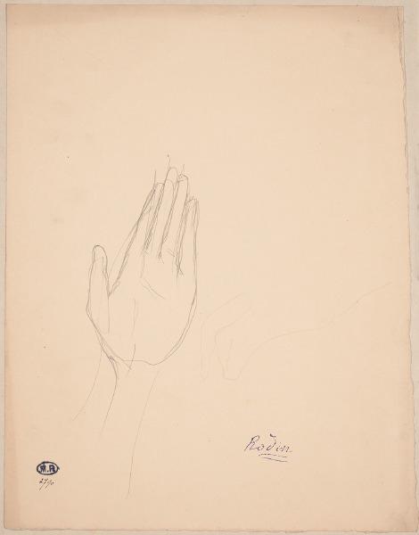 Paume, Auguste Rodin, 1917 avant