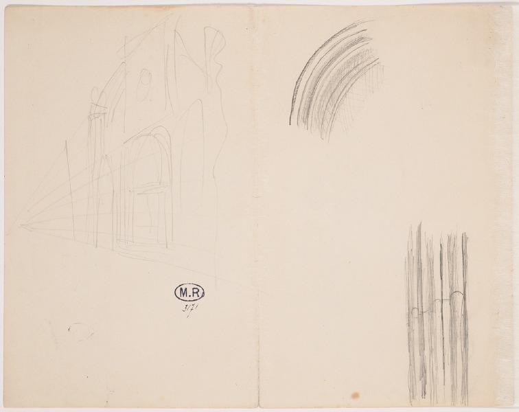 Façade de l'église Saint-Jacques et Saint-Christophe de Houdan ? Voussure et moulures_0