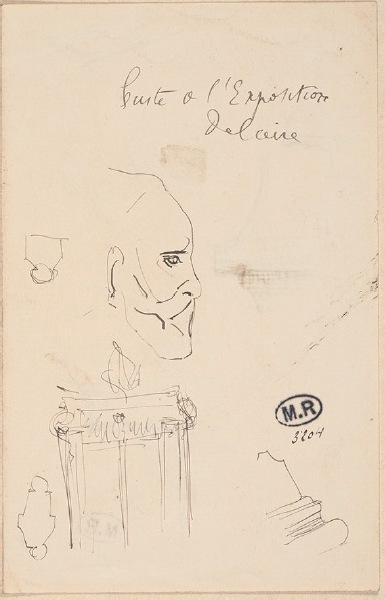 Etudes avec éléments d'architecture, Auguste Rodin, 1917 avant