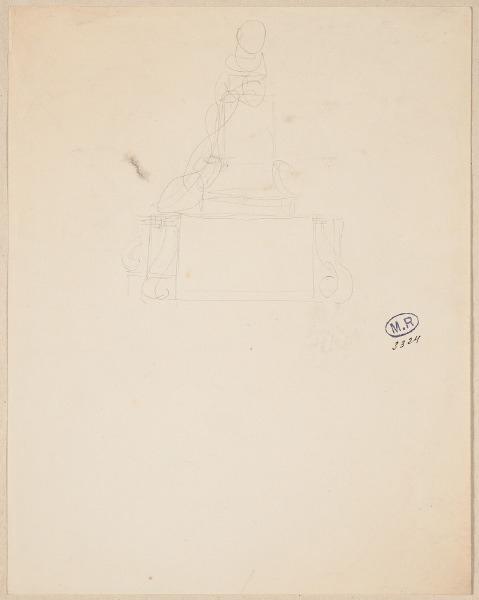 Socle pour un buste, Auguste Rodin, 1917 avant