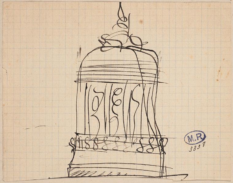 Clocheton, Auguste Rodin, 1917 avant