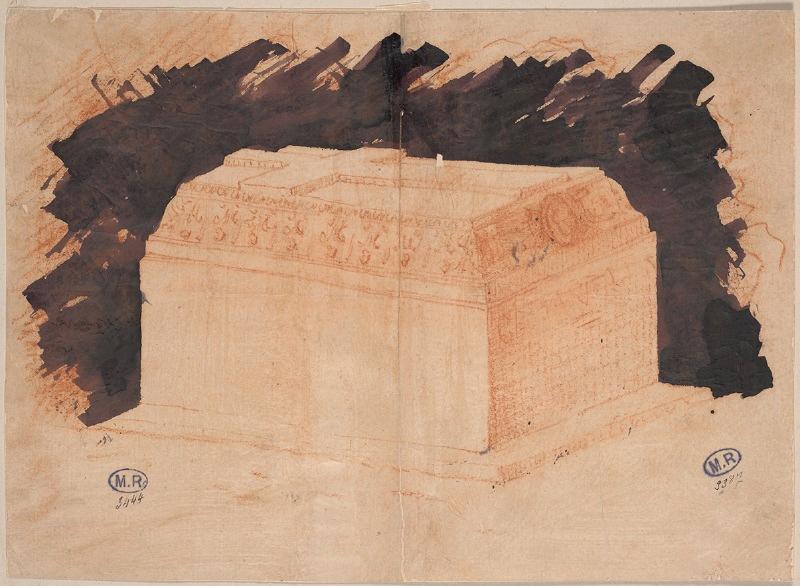 Tombeau, Auguste Rodin, 1917 avant