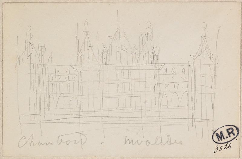 Façade du château de Chambord (Loir-et-Cher)_0