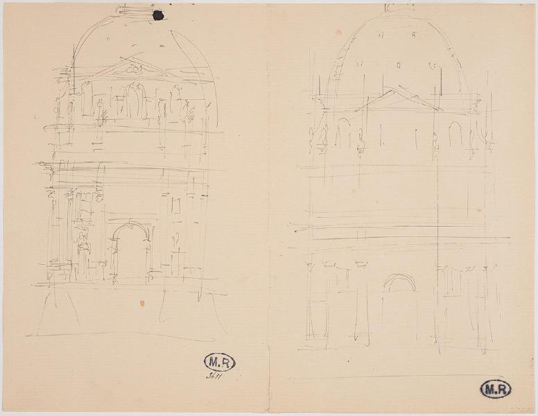 Deux pavillons, Auguste Rodin, 1917 avant