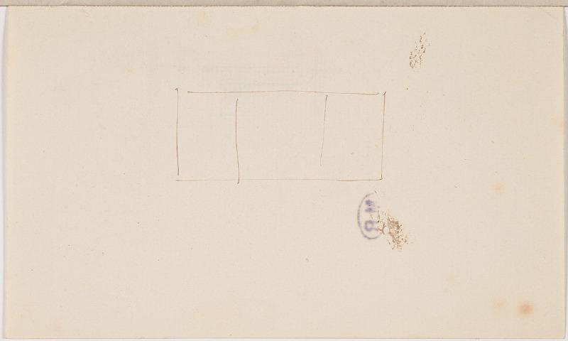 Fenêtre à lanternon à Chambord ? (Loir-et-Cher) (recto) ; Cadre de fenêtre (verso)_1