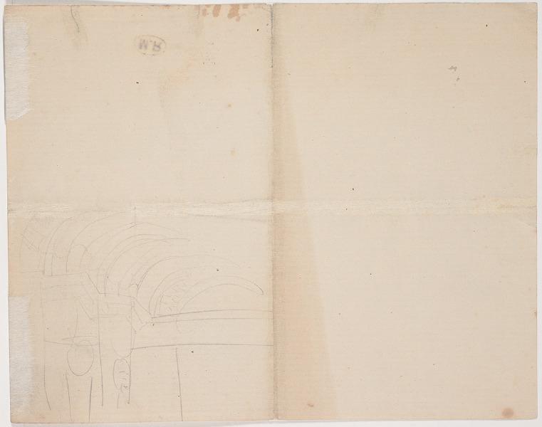 Porte et façades d'église (recto) ; Voussure d'un portail (verso)_1