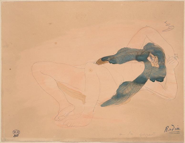 Le serpent, Auguste Rodin, 1917 avant