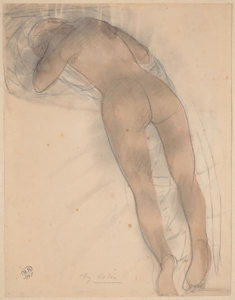 Femme nue à plat ventre_0