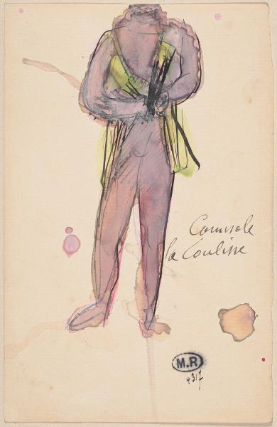 Femme passant une camisole à coulisse_0